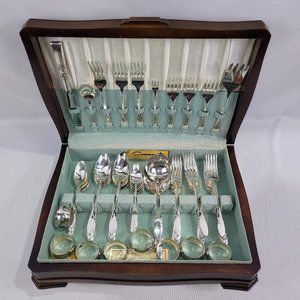 Community Vintage Silverware Set 64 Pieces Cutlery Knives Spoons Forks